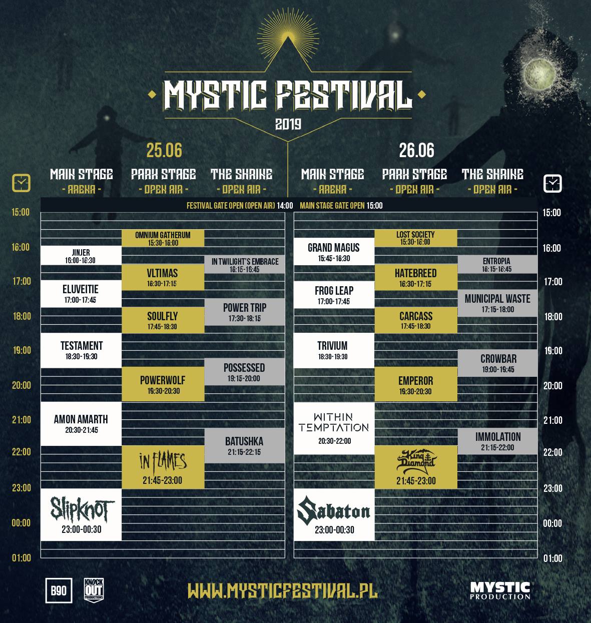 3 sceny, a tylko jeden słuch – Mystic Festival 2019 – Plan działania